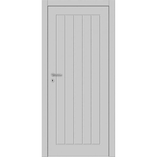 Dýhované Interiérové dveře BARCELONA B.22 -  RAL 7047