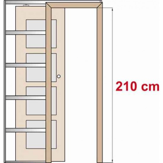 Posuvné dveře do pouzdra LORIENT 10, 11, 12 - Výška 210 cm